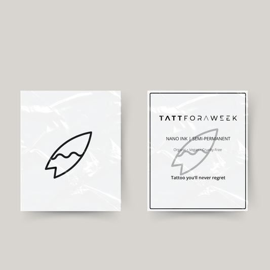 Tatuaje temporal de surf