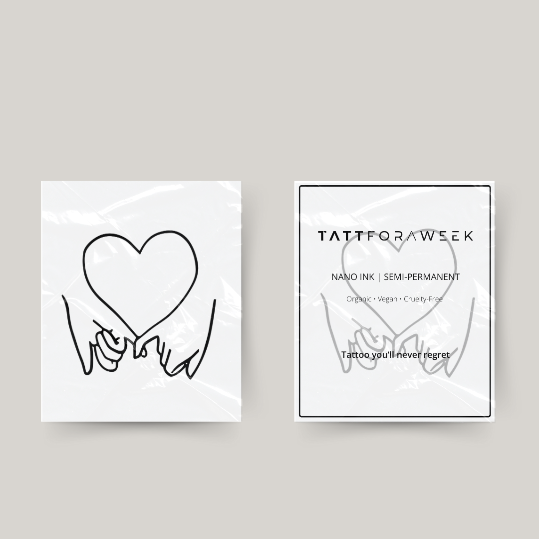 Tatuaje temporal amor incondicional