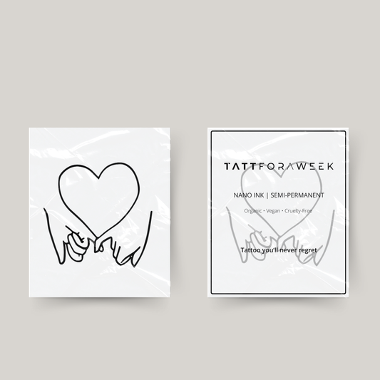 Tatuaje temporal amor incondicional