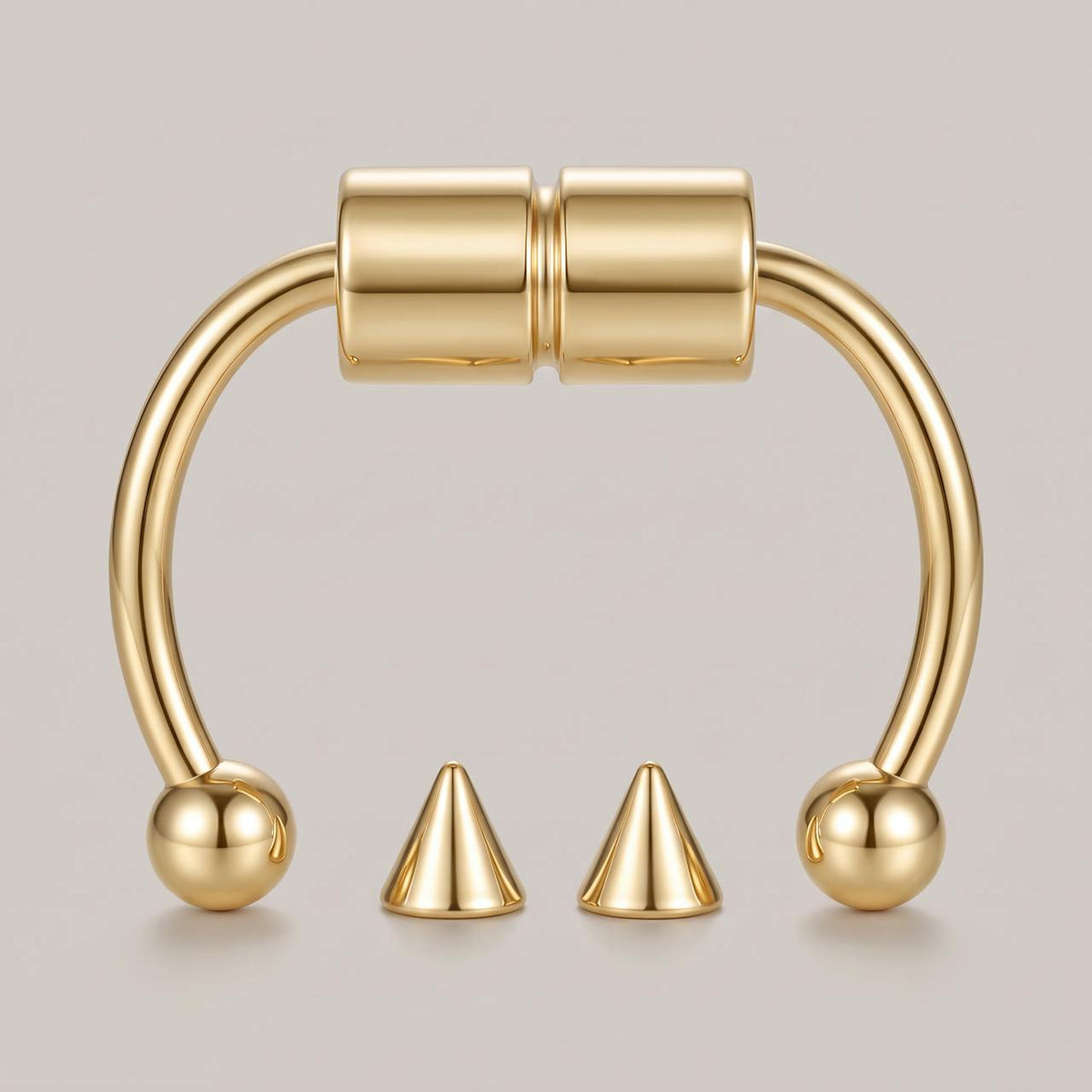 Nep septum magnetisch goud