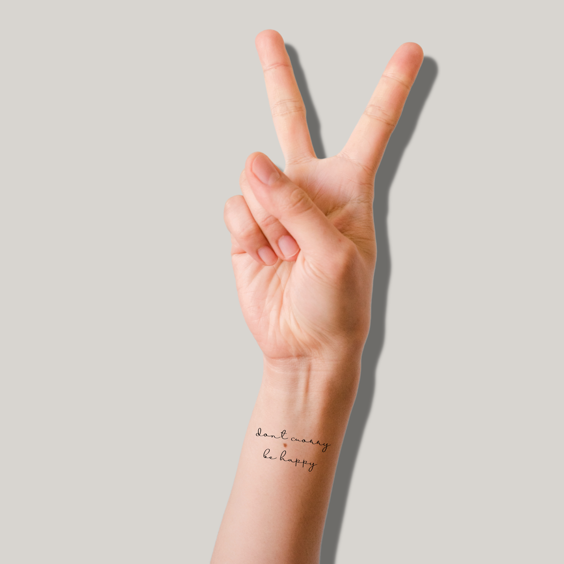 Tatuaje de texto (varias líneas)