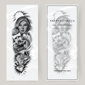 Juego de manga de tatuaje falso