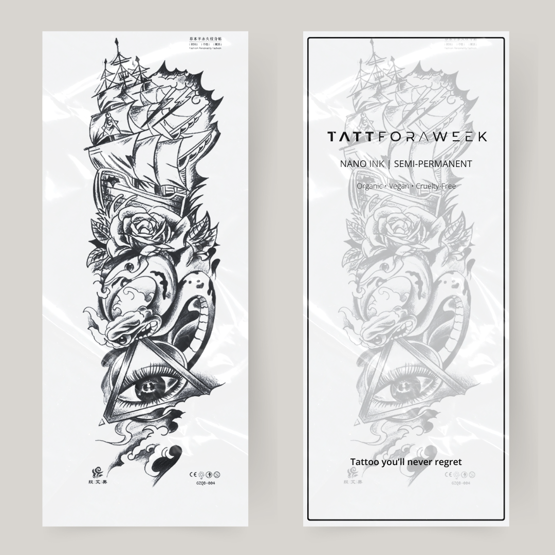 Nep tatuaje manga océano