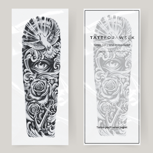 Libertad de manga de tatuaje falso