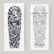 Libertad de manga de tatuaje falso