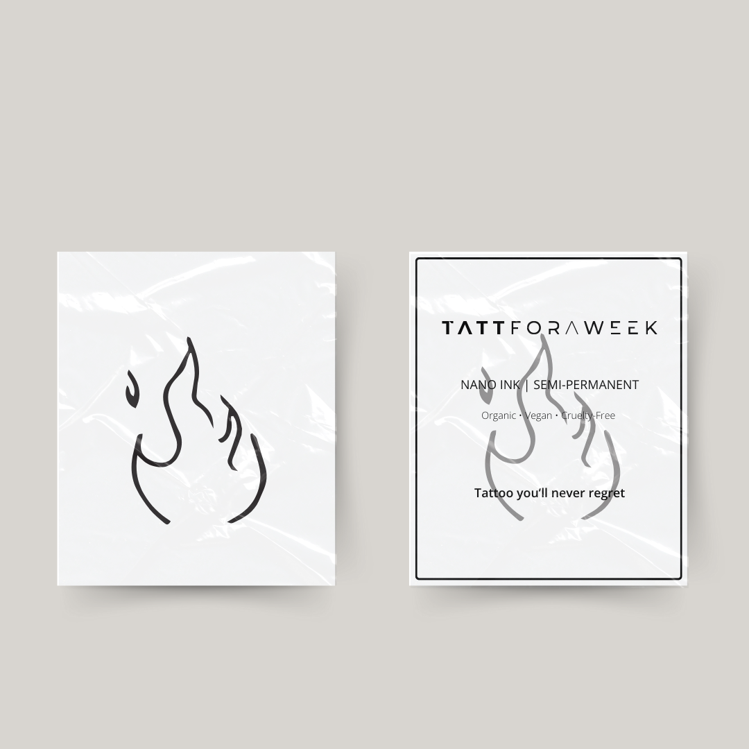 Fuego de tatuaje temporal