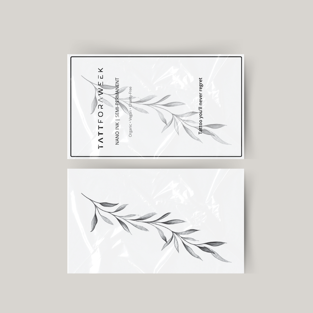 Tatuaje temporal planta grande