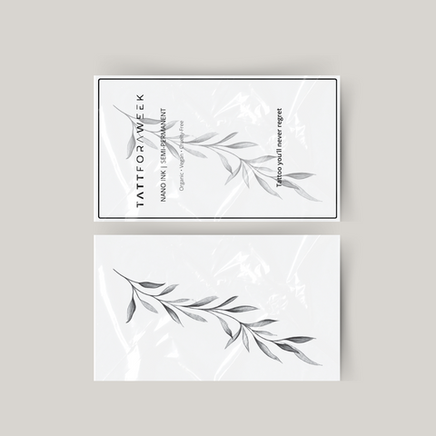 Tatuaje temporal planta grande