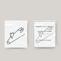 Clip de papel para tatuaje temporal