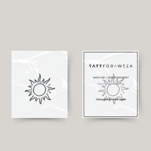 Sol de tatuaje temporal